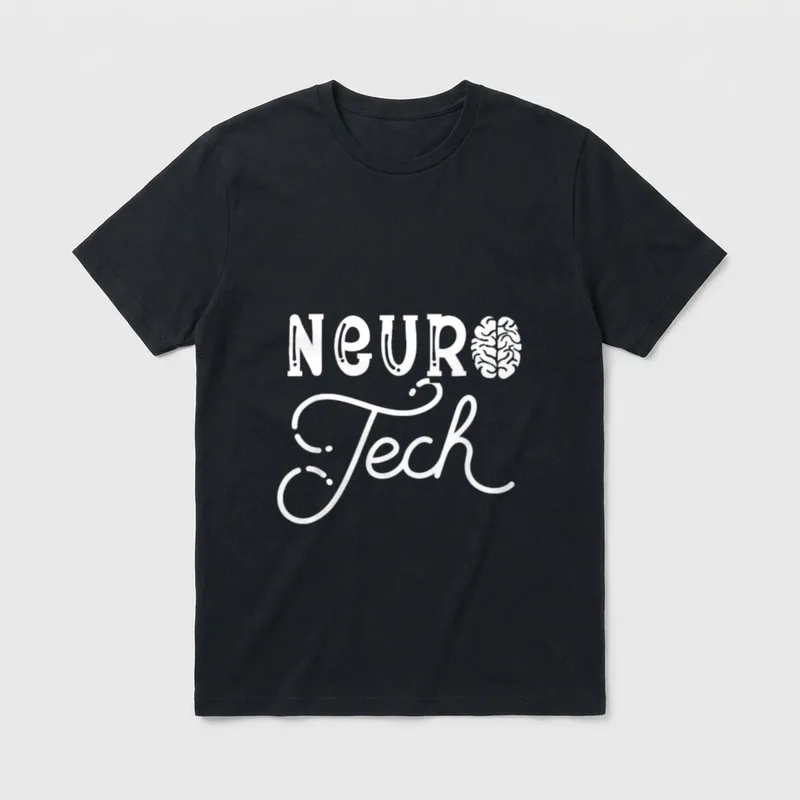 Neuro Tech Neurology Nursing Medical Science T-Shirt – Classic T-Shirt in Black