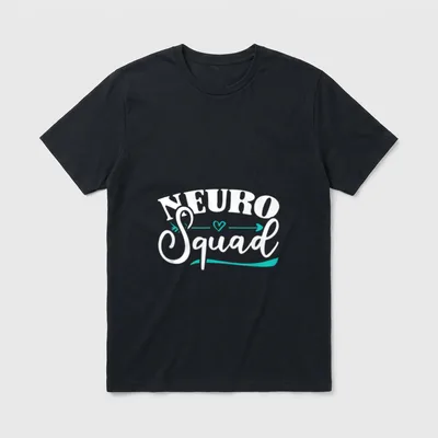 Neuro Squad Neurology Nurse Neuroscience T-Shirt – Classic T-Shirt in Black
