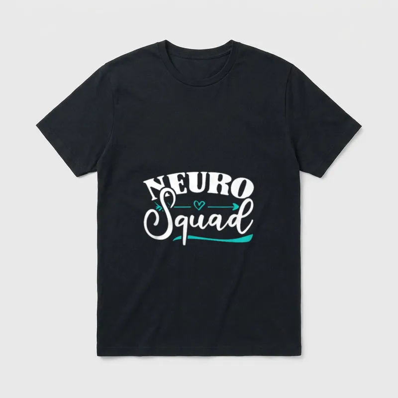 Neuro Squad Neurology Nurse Neuroscience T-Shirt – Classic T-Shirt in Black
