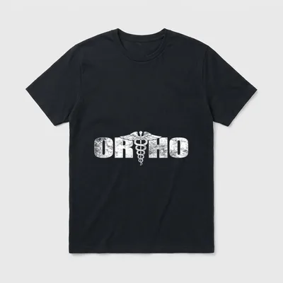 ORTHO Vintage Medical Orthopedic Nurse Doctor T-Shirt – Classic T-Shirt in Black