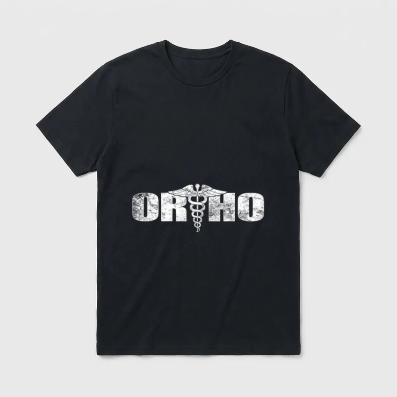 ORTHO Vintage Medical Orthopedic Nurse Doctor T-Shirt – Classic T-Shirt in Black