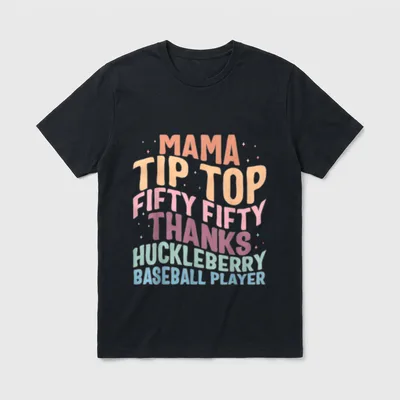 Neuro Nurse Mama Tip-Top Fifty-Fifty Dysarthria T-Shirt – Classic T-Shirt in Black