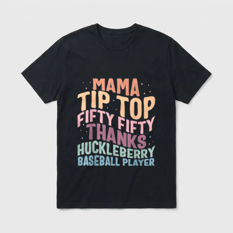 Neuro Nurse Mama Tip-Top Fifty-Fifty Dysarthria T-Shirt – Classic T-Shirt in Black