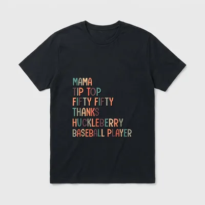 Tip Top Fifty Thanks Huckleberry Neuro T-Shirt – Classic T-Shirt in Black