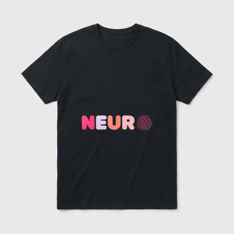 Nurse Neuro Neurology Team Brain Pride T-Shirt – Classic T-Shirt in Black