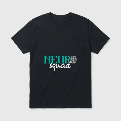 Neuro Squad Neurology Nurse Neuroscience Lightweight T-Shirt – Classic T-Shirt in Black