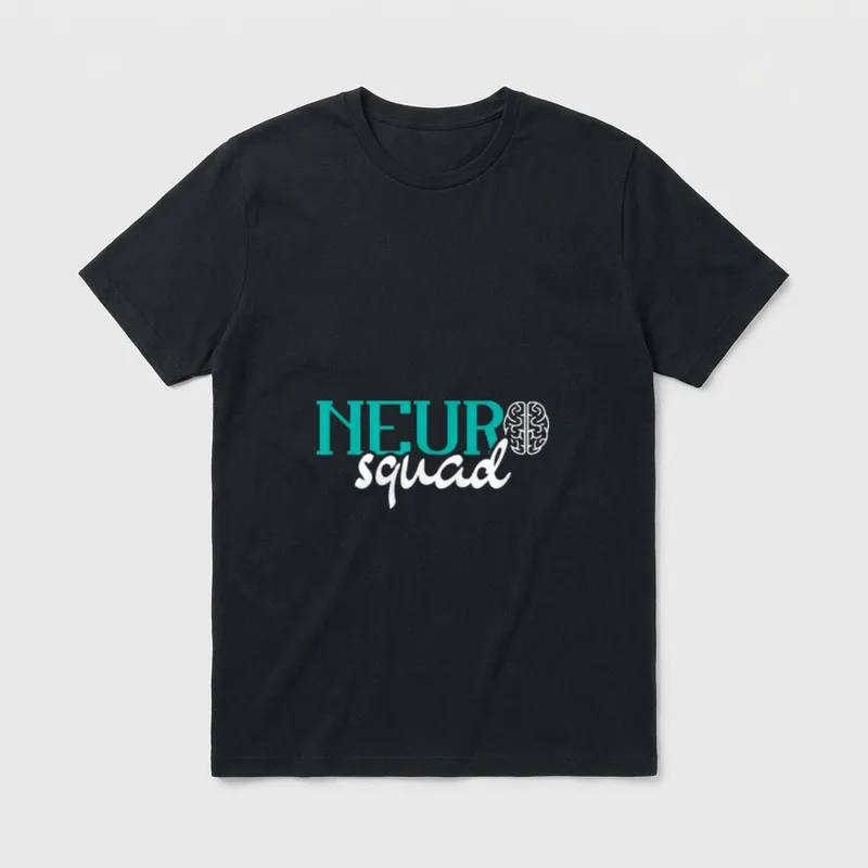 Neuro Squad Neurology Nurse Neuroscience Lightweight T-Shirt – Classic T-Shirt in Black