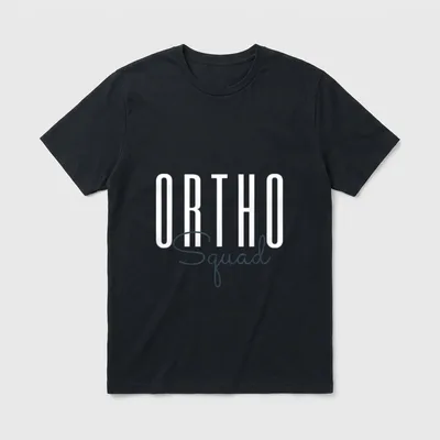 Ortho Squad Orthopedic Nurse Doctor Assistant T-Shirt – Classic T-Shirt in Black