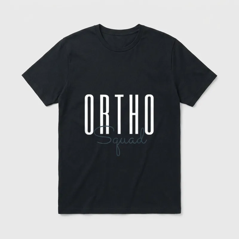 Ortho Squad Orthopedic Nurse Doctor Assistant T-Shirt – Classic T-Shirt in Black