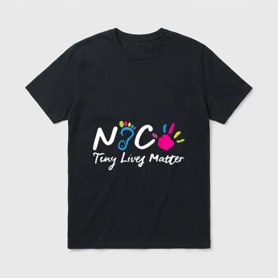 Tiny Lives Neonatal NICU Nurse T-Shirt – Classic T-Shirt in Black