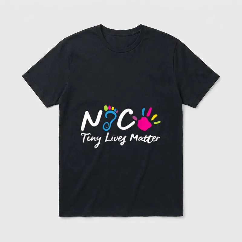 Tiny Lives Neonatal NICU Nurse T-Shirt – Classic T-Shirt in Black