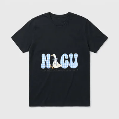 NICU Nurse Silly Goose Neonatal Intensive T-Shirt – NICU and neonatal intensive care unit – Classic T-Shirt in Black