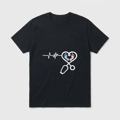 Cute NICU Nurse Graduating School RN T-Shirt – Classic T-Shirt in Black