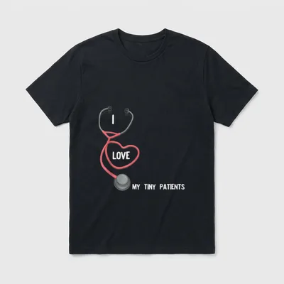 Pediatric Nurse NICU RN Doctor Medical T-Shirt – Classic T-Shirt in Black