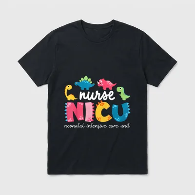 NICU Nurse Neonatal Itensive Care Unit T-Shirt – Classic T-Shirt in Black