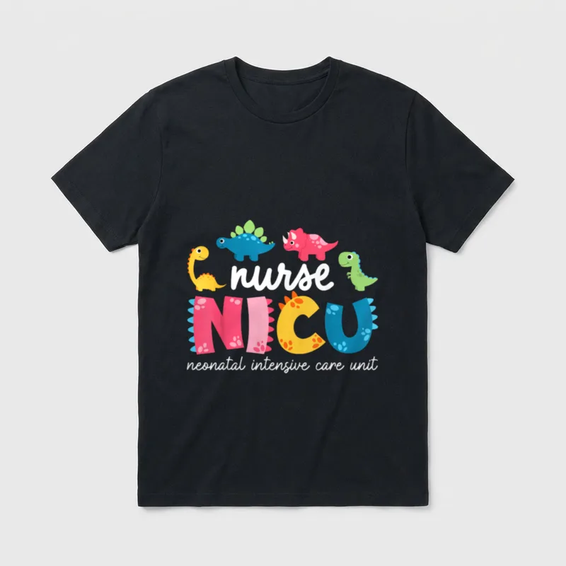 NICU Nurse Neonatal Itensive Care Unit T-Shirt – Classic T-Shirt in Black