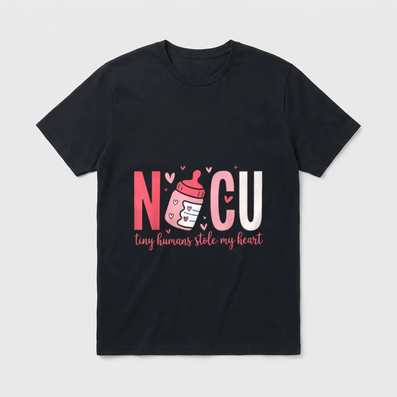 NICU Nurse Tiny Humans Stole T-Shirt – Classic T-Shirt in Black