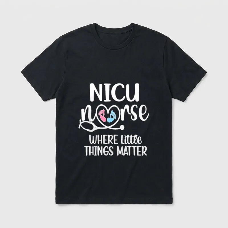 NICU Nurse Neonatal Intensive Care Perfect T-Shirt – Classic T-Shirt in Black