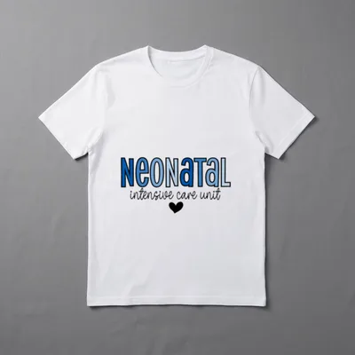 NICU Nurse ICU Neonatal Retro Nursing T-Shirt – Classic T-Shirt in Black