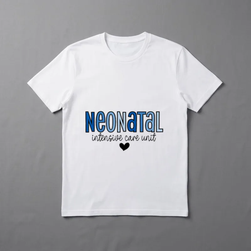 NICU Nurse ICU Neonatal Retro Nursing T-Shirt – Classic T-Shirt in Black