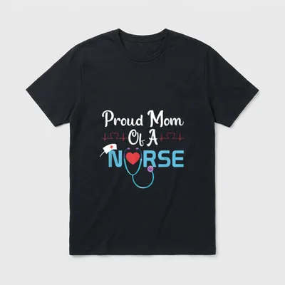 Nurse Day Healthcaren Nicu Proud Mom T-Shirt – Classic T-Shirt in Black