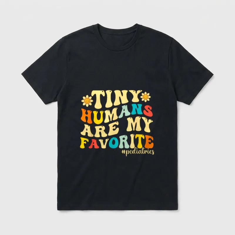 Humans Are My Favorite Pediatrics NICU T-Shirt – Classic T-Shirt in Black