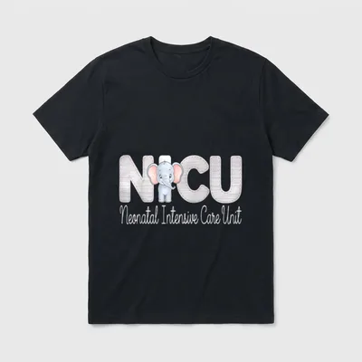 Neonatal ICU Nurse NICU RN Nursing T-Shirt – Classic T-Shirt in Black