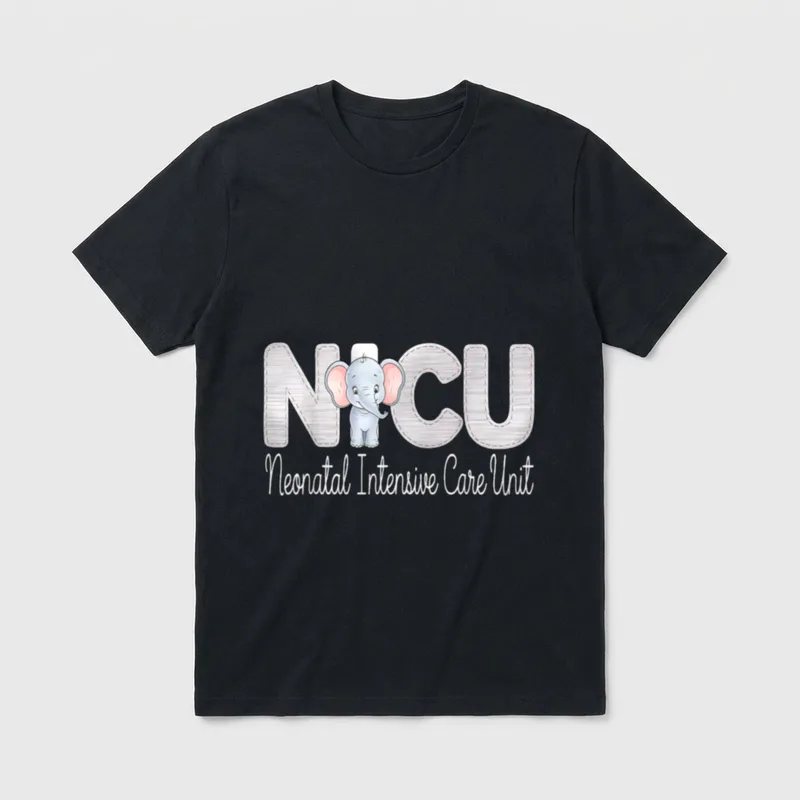 Neonatal ICU Nurse NICU RN Nursing T-Shirt – Classic T-Shirt in Black