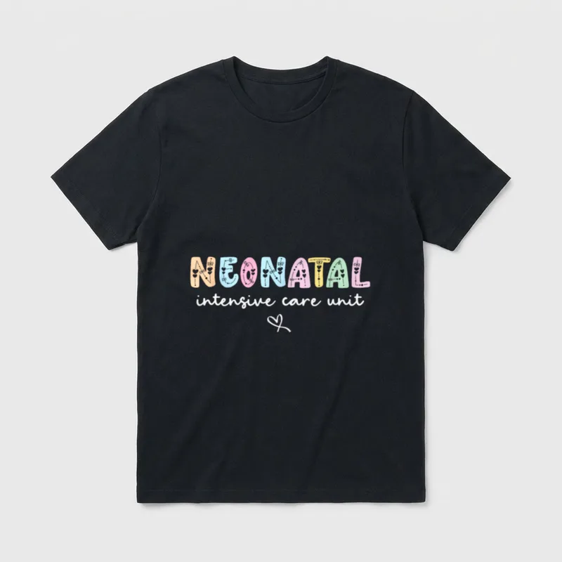 Neonatal Nurse Pastel Practitioner Labor Delivery T-Shirt – Classic T-Shirt in Black