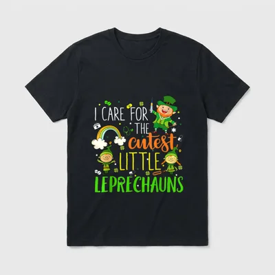 NICU Nurse Care for Little Leprechauns T-Shirt – Classic T-Shirt in Black