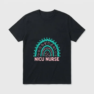 NICU Nurse RN Neonatal Intensive Proud T-Shirt – Classic T-Shirt in Black