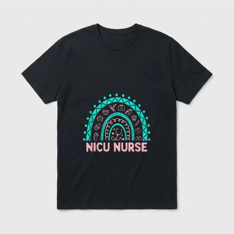 NICU Nurse RN Neonatal Intensive Proud T-Shirt – Classic T-Shirt in Black