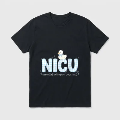 NICU Nurse Silly Goose Neonatal Care T-Shirt – Classic T-Shirt in Black