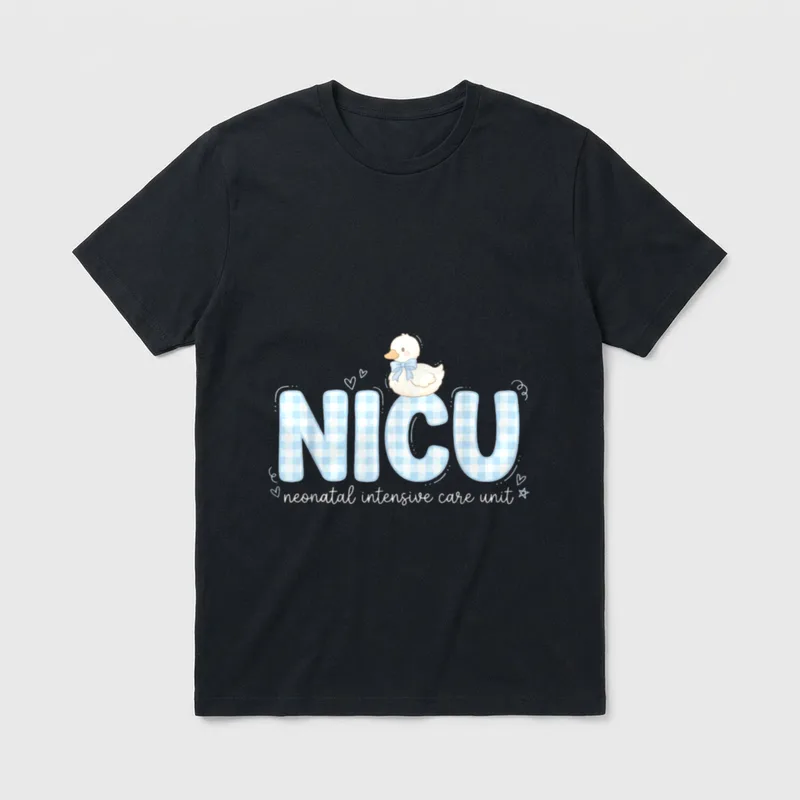 NICU Nurse Silly Goose Neonatal Care T-Shirt – Classic T-Shirt in Black