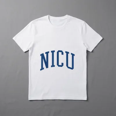 NICU Nurse Vintage Collegiate Blue T-Shirt – Classic T-Shirt in Black