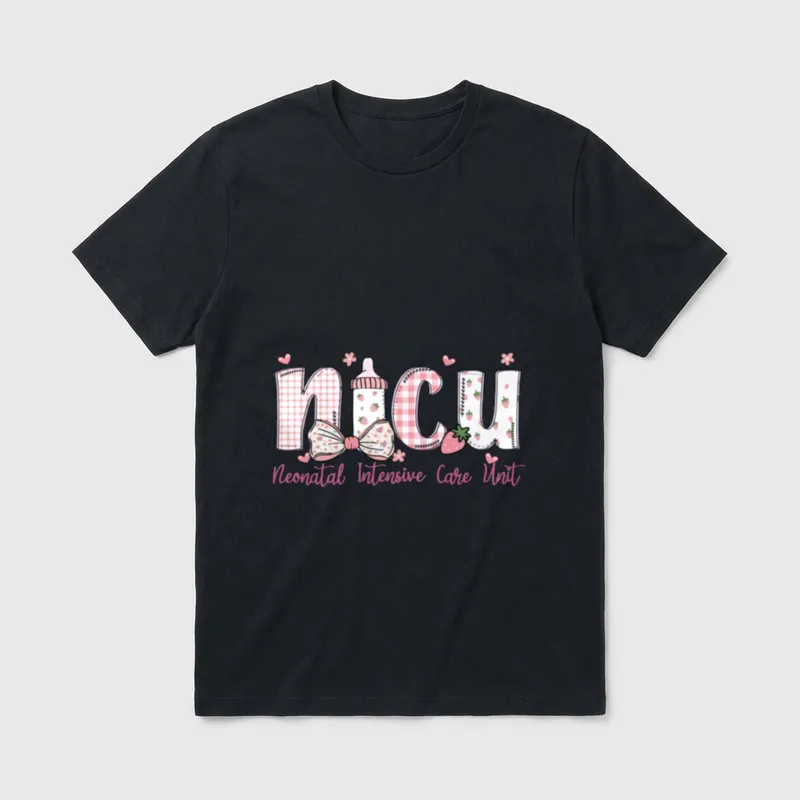 NICU Nurse Week Neonatal Intensive Unit T-Shirt – Classic T-Shirt in Black