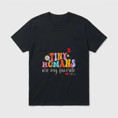 Tiny Humans Are My Favorite Pediatric T-Shirt – Classic T-Shirt in Black