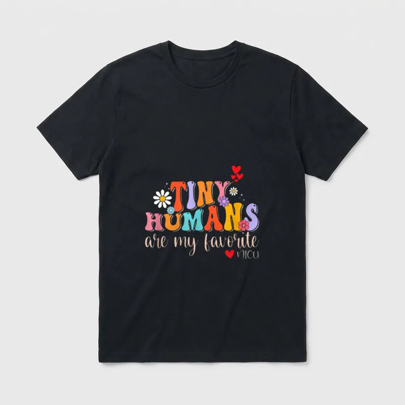 Tiny Humans Are My Favorite Pediatric T-Shirt – Classic T-Shirt in Black