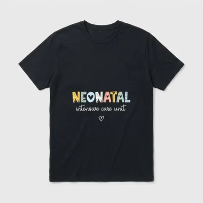 Neonatal Intensive Care Unit Nurse Tiny T-Shirt – Classic T-Shirt in Black