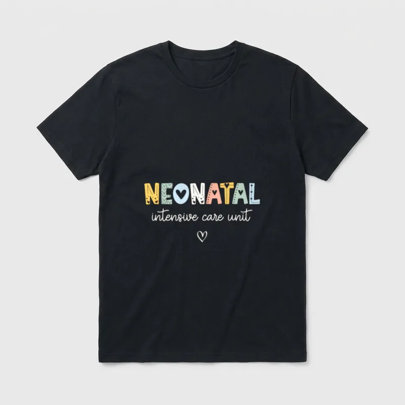 Neonatal Intensive Care Unit Nurse Tiny T-Shirt – Classic T-Shirt in Black