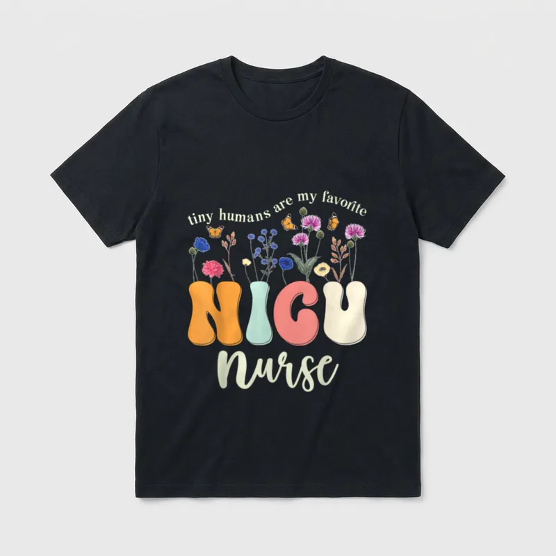 Nicu Nurse Funny Neonatal Intensive Care T-Shirt – Classic T-Shirt in Black
