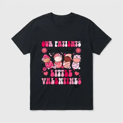 Cutest Little Sweethearts NICU Nurse T-Shirt – Classic T-Shirt in Black