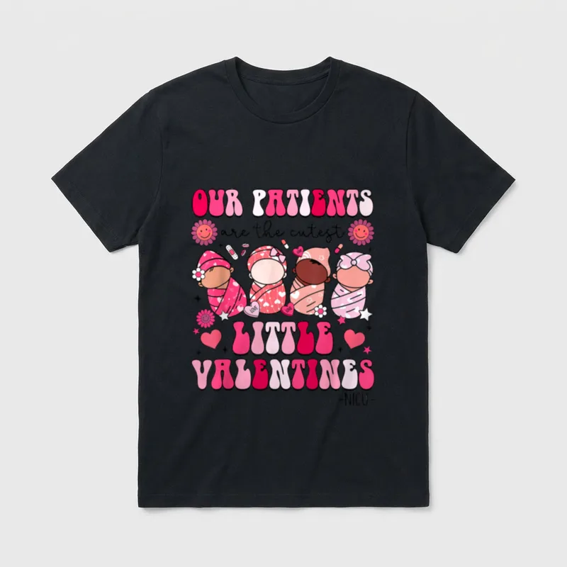 Cutest Little Sweethearts NICU Nurse T-Shirt – Classic T-Shirt in Black