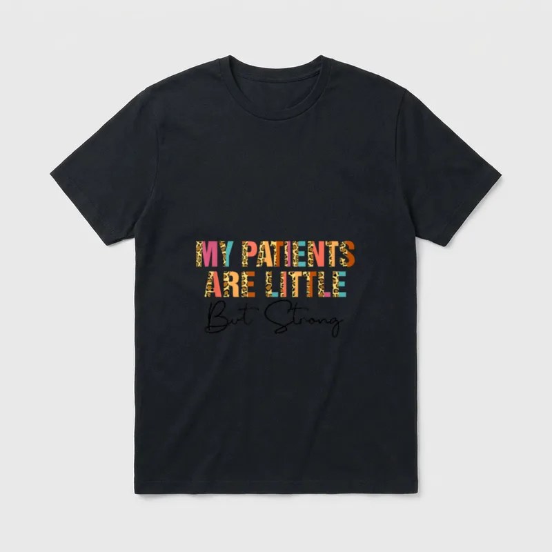 Parents Are Lil But Strong NICU T-Shirt – Classic T-Shirt in Black