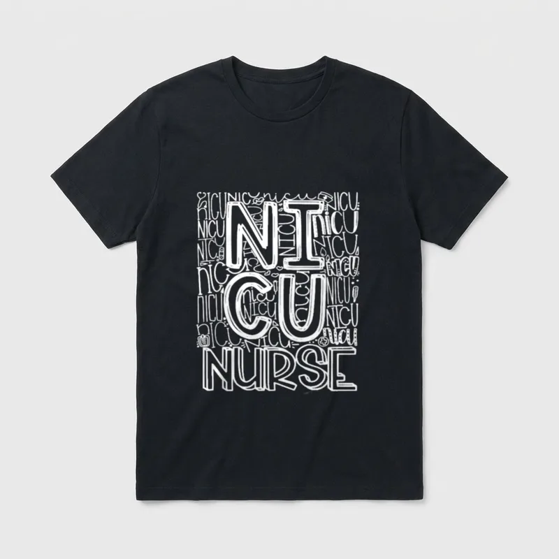NICU Nurse Night Shift T-Shirt – Classic T-Shirt in Black