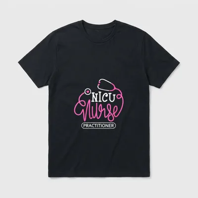 NICU Nurse Practitioner T-Shirt – NICU Nurse PRACTITIONER – Classic T-Shirt in Black