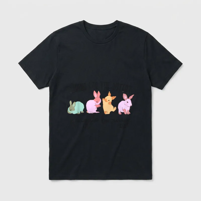 NICU Nurse Easter T-Shirt – CARING FOR THE CUTEST snuggle bunnies NICU – Classic T-Shirt in Black