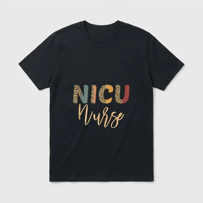 Nicu Nurse Appreciation Healthcare Worker RN T-Shirt – Classic T-Shirt in Black