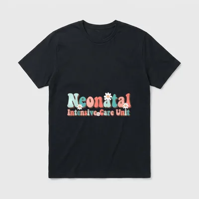 Groovy NICU Nurse Neonatal Intensive Grab T-Shirt – Classic T-Shirt in Black