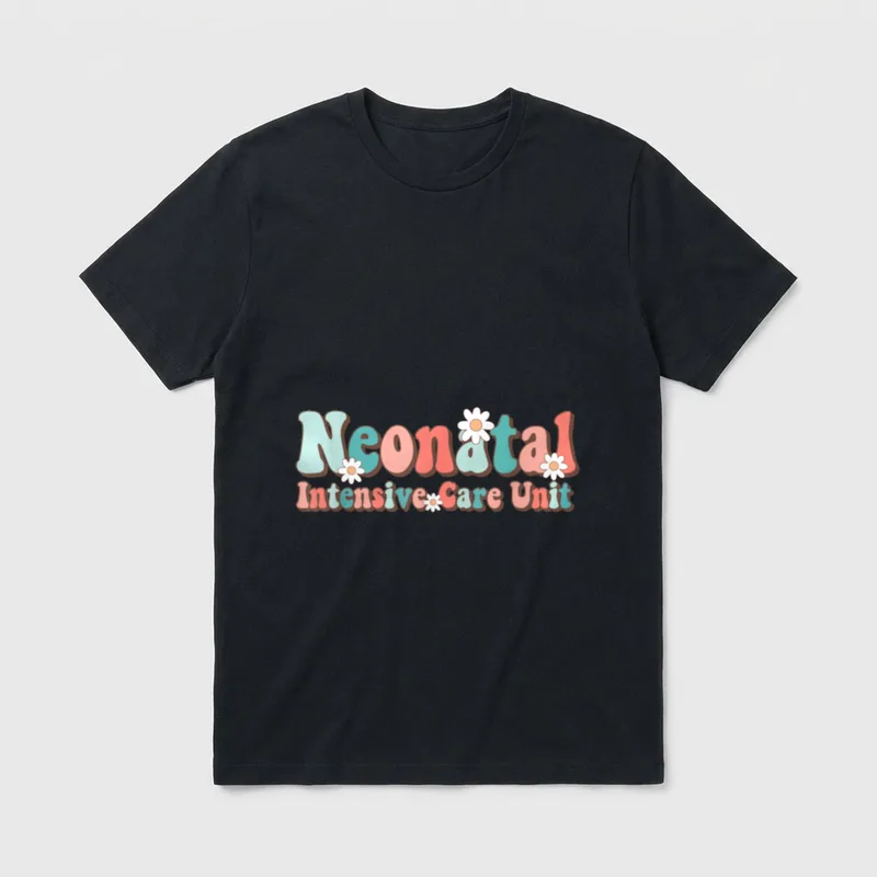 Groovy NICU Nurse Neonatal Intensive Grab T-Shirt – Classic T-Shirt in Black